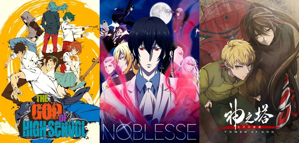 انیمه های اقتباس شده از وبتون - انیمستر